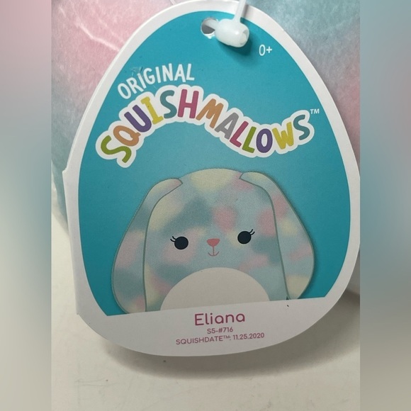 Squishmallow Eliana 5 Inch Easter 2022 Rare New with Tags - Picture 5 of 8